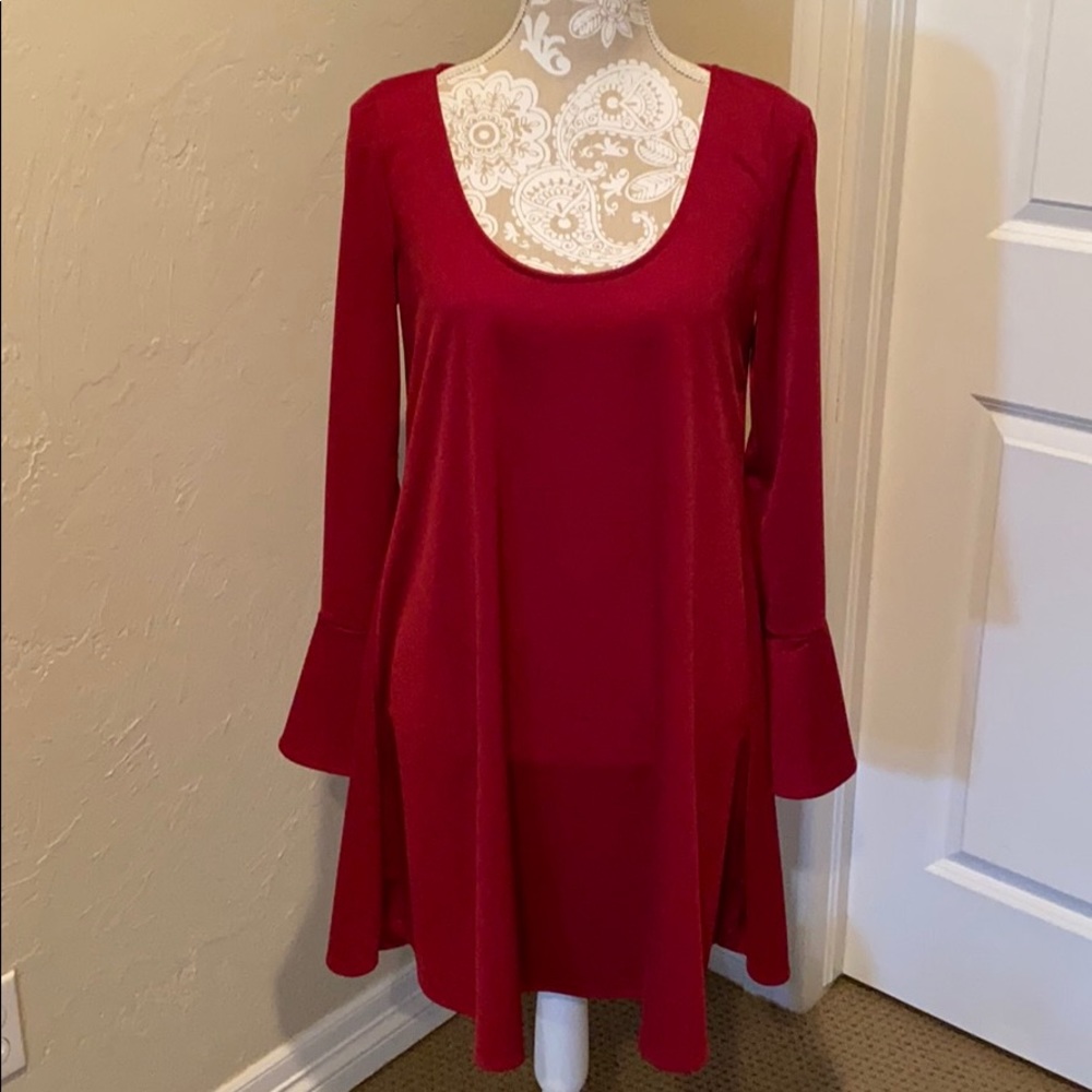 Amazing bell sleeved dress 👗